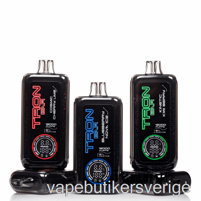 Vape Sverige Tron ​​bar 12k Engångs Neon Mint Is